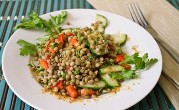 Чечевичный салат